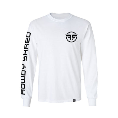 RS Unisex Long Sleeve White Tee