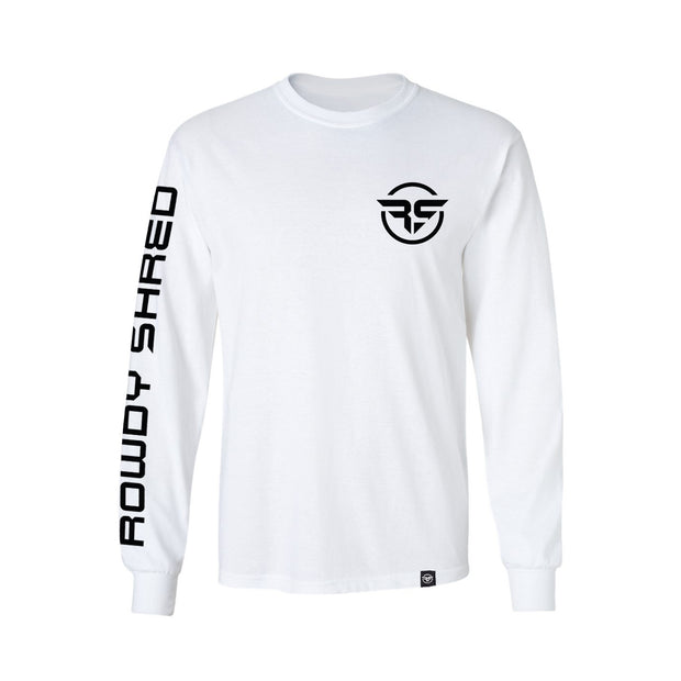 RS Unisex Long Sleeve White Tee