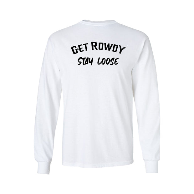 RS Youth Long Sleeve White Tee